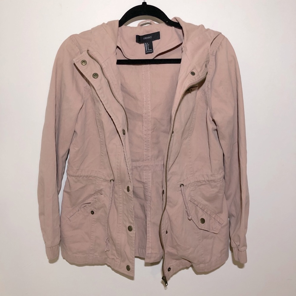 BLUSH PINK Hooded Jacket